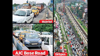 Life stops on Kolkata roads, from east to west