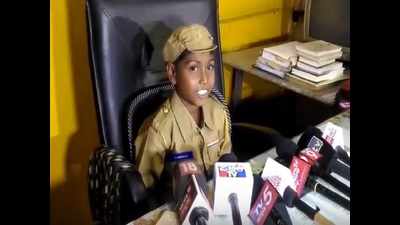 Bengaluru: Thalassemia patient, 12, becomes police inspector for a day