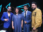 Anil Kapoor with Mika Singh, Sunidhi Chauhan and Badshah