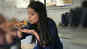 Behind-the-scenes from the shoot with Aarohi Patel at her college