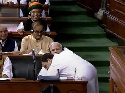 Rahul Gandhi’s hug plan took shape in February; wink impromptu