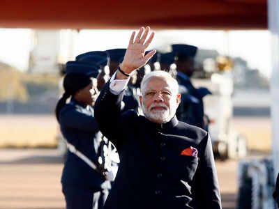 PM Modi arrives in S Africa for Brics Summit
