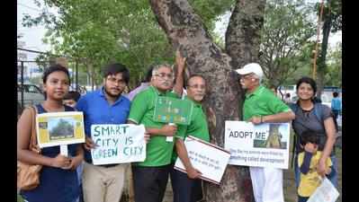 Greens step up stir against flyover at Atul Kataria Chowk