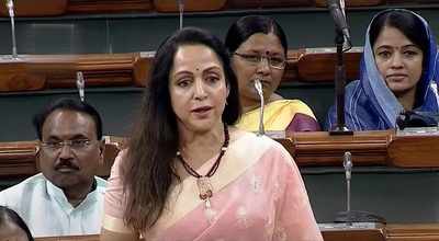 I can become CM anytime, but not interested: Hema Malini | India News - Times of India