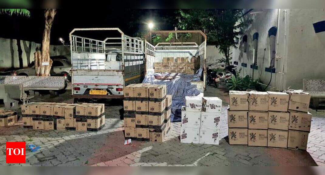 IMFL, beer, worth Rs 4 lakh seized; four arrested | Rajkot News - Times ...