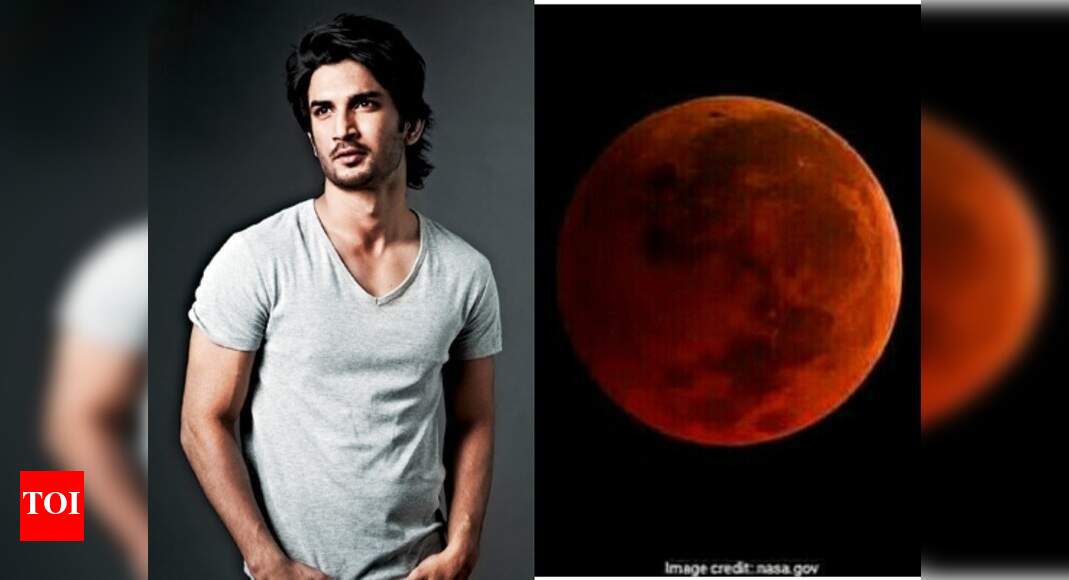An excited Sushant Singh Rajput shared a picture of Moon on Instagram ...