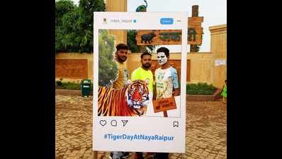 Tiger Day celebrated in Naya Raipur
