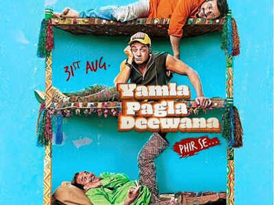 Sunny Deol shares a new poster of 'Yamla Pagla Deewana: Phir Se'