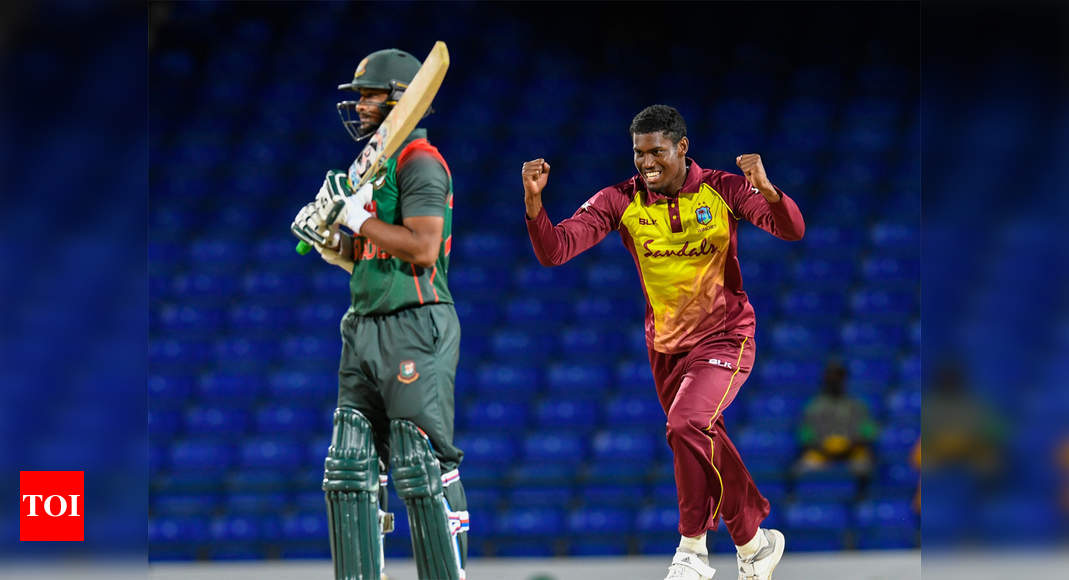 West Indies vs Bangladesh, 1st T20I, Live Cricket Score, St Kitts The Times of India