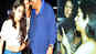 Boney Kapoor spotted post dinner with daughters Janhvi, Khushi and Anshula Kapoor