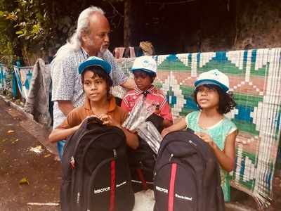 Bhoomi’s Soumitra visits homeless family, extends help