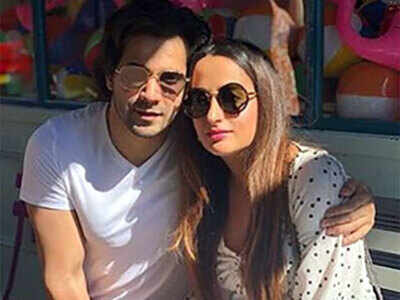 Photo: Varun Dhawan and Natasha Dalal pack on the PDA in London