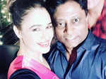 Yuvika Chaudhary with Anand Kumar