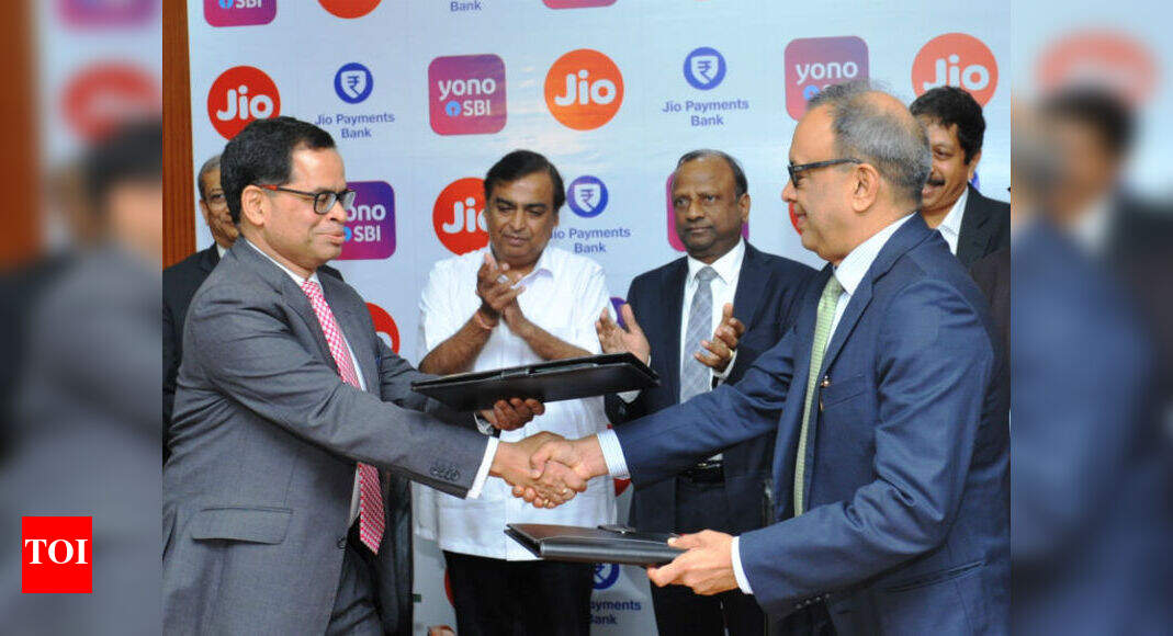 SBI, Jio form partnership for digital platform Times of India
