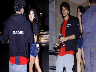 Janhvi Kapoor and Ishaan Khatter step out for a movie date