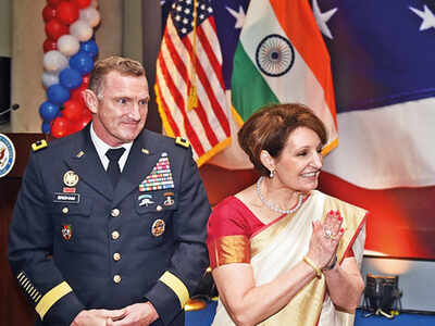 Celebrating #USIndiaDosti at the Fourth of July celebrations in Delhi