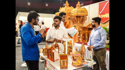 Demand for eco-friendly makhars and decorations for Ganeshotsav is on the rise