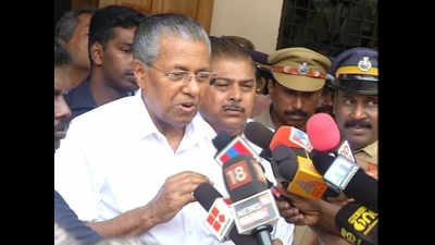 Kerala CM leaves without speaking to media after TV channel mike touches his body