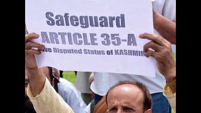Protests across Jammu and Kashmir over plea in SC to scrap Article 35-A