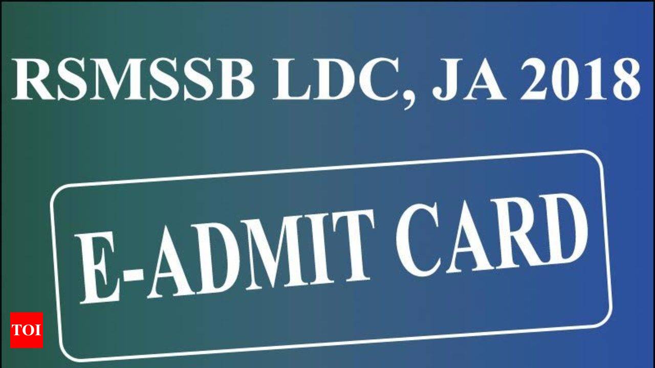 RSMSSB CET Admit Card : rajasthan cet dress code released muffler and  jacket not allowed - RSMSSB CET : राजस्थान सीईटी एडमिट कार्ड की डेट और  ड्रेस कोड जारी, मफलर व जैकेट