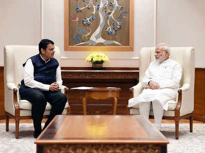 Maharashtra CM Fadnavis meets PM Modi amid Maratha quota agitation