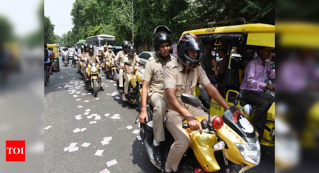 Delhi Police Bike Squad: Man Caught With Bombs On Bus To Delhi, City On ...