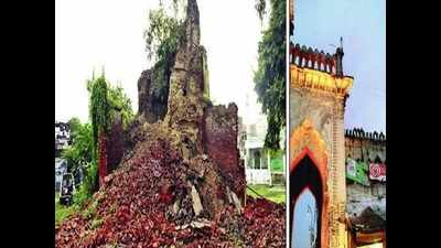 2 heritage monuments collapse after spell of rain
