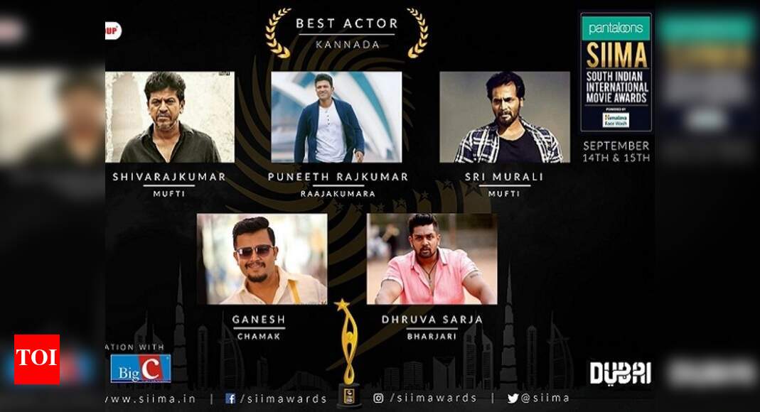 7th SIIMA awards Complete Kannada nominations list Kannada Movie News Times of India