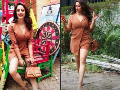 Kapil Sharma's former co-star Neha Pendse slays in her nude brown dress