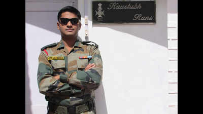 Major Kaustubh Rane martyred in LoC in north Kashmir was promoted in January