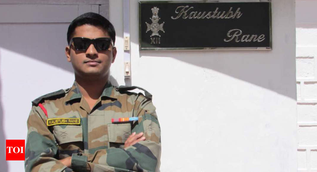 Major Kaustubh Rane martyred in LoC in north Kashmir was promoted in