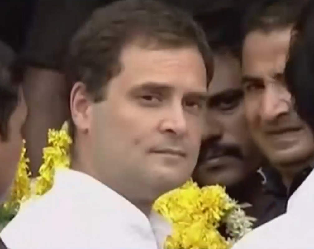 
Karunanidhi last rites: Congress president Rahul Gandhi pays tribute to DMK chief at Rajaji Hall
