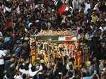 M Karunanidhi's funeral procession draws throngs of followers