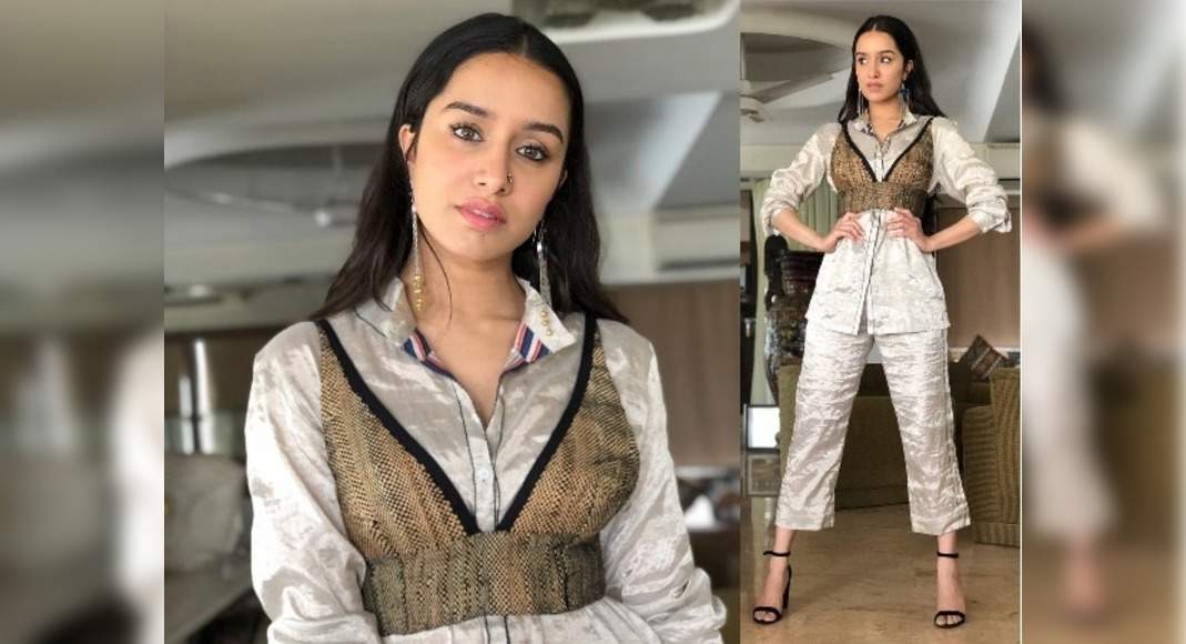 Shraddha Kapoor gives a textured twist to the pantsuit trend - Misskyra.com