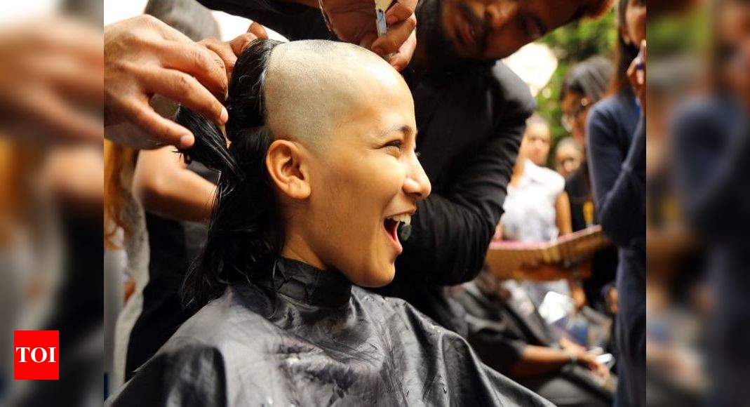 Mount Carmel College students join hair donation campaign to help cancer  patients - Times of India