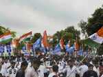 NSUI holds protest against central government