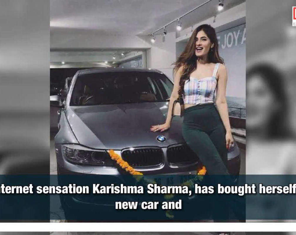 
Karishma Sharma gifts herself a new swanky car
