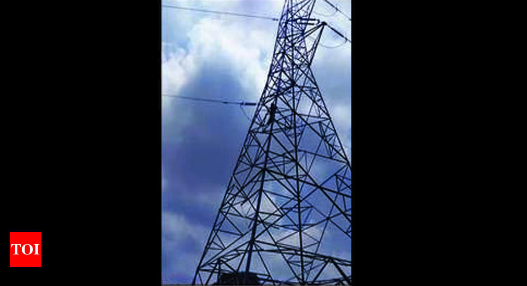 Security Net To Stop People From Climbing Transmission Towers Agra News Times Of India