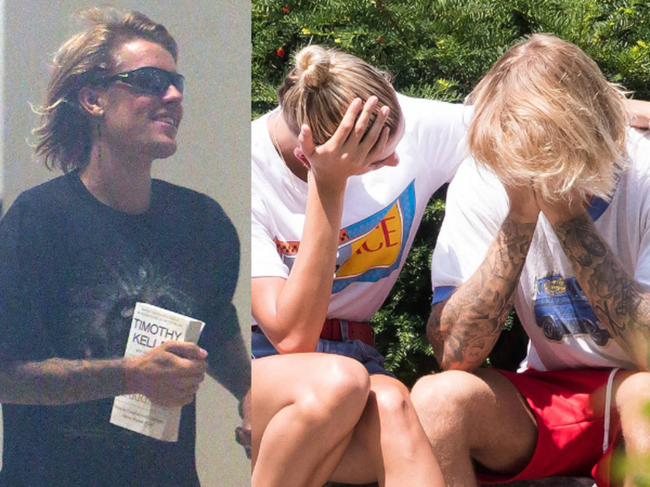 Justin Bieber and fiance Hailey Baldwin are spotted leaving