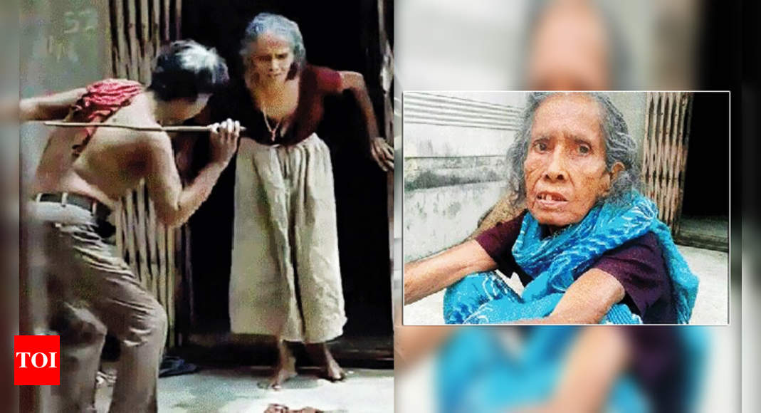 In West Bengal Video Showing Son Beating Mother Goes Viral Times Of 
