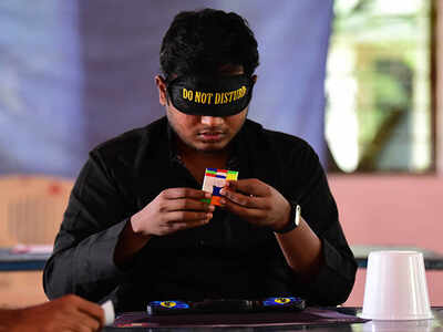 Rubik's cube competition held in Kochi