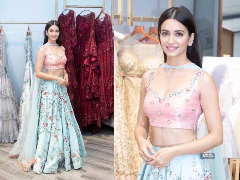 kriti kharbanda lehenga photos