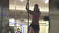 Actress Rupali Suri shows how to do a few pole fitness moves