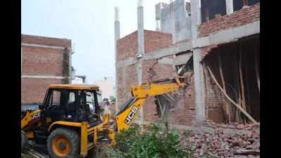 14 illegal buildings razed in second phase of drive in Ghaziabad