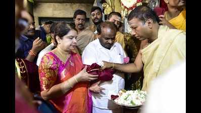 And still counting: H D Kumaraswamy visits 40 temples in 82 days as chief minister