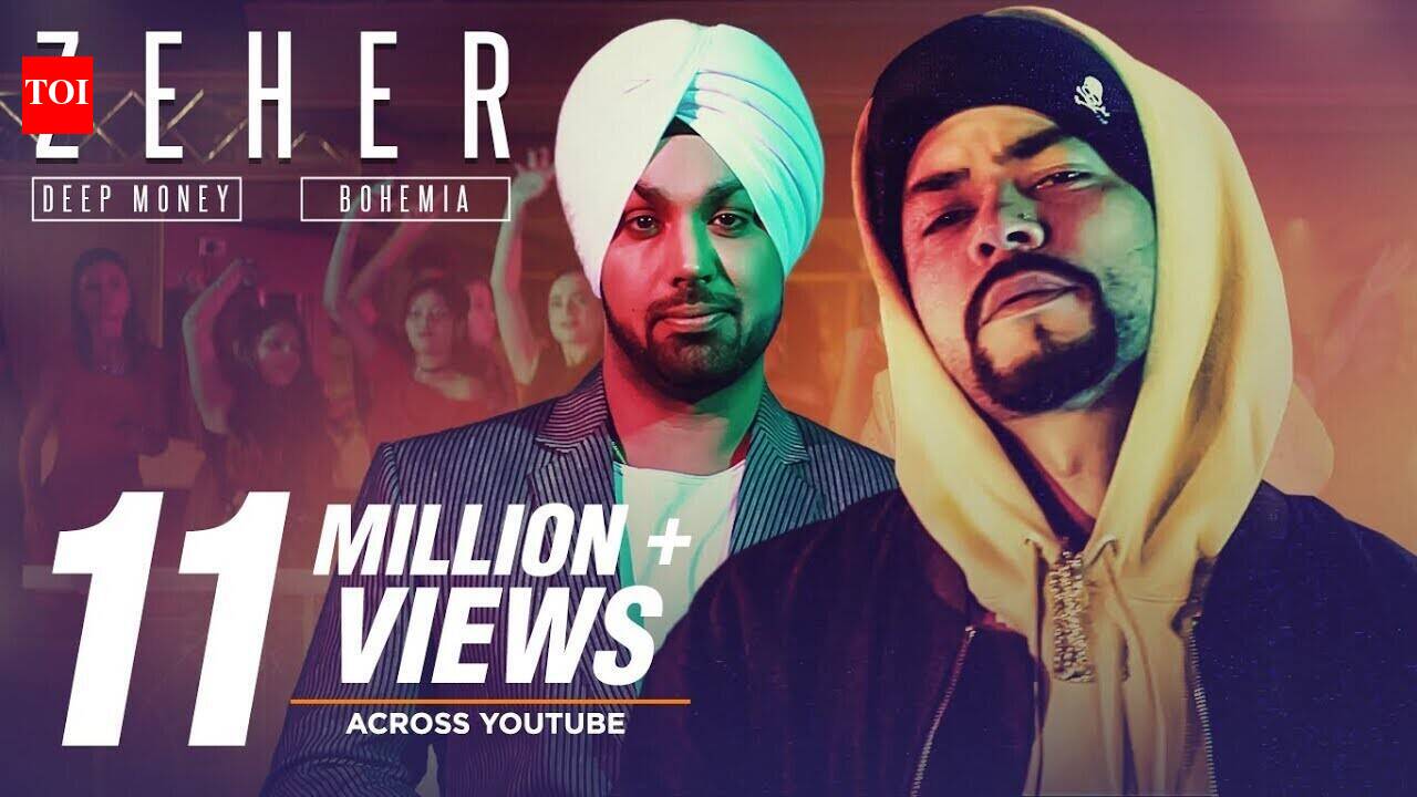 Punjabi Song Zeher Sung By Deep Money Feat. Bohemia
