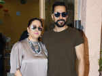 Sudhanshu Pandey with wife Mona Pandey