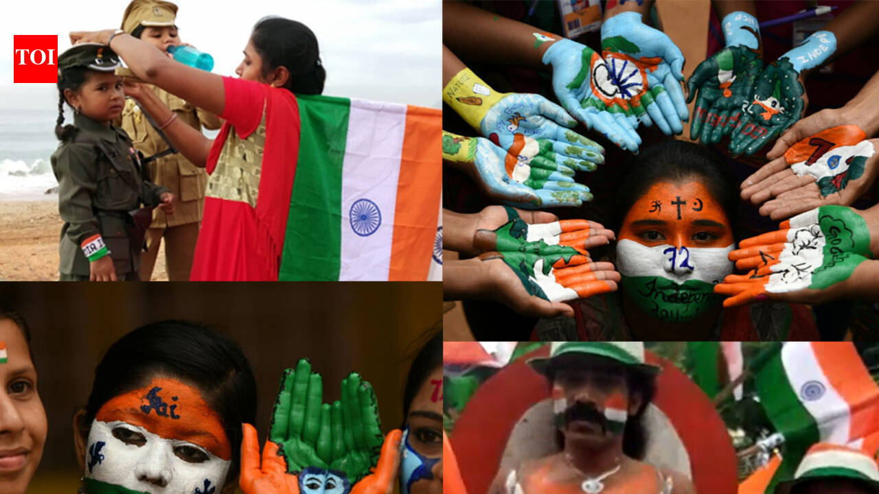 Glimpses of celebrations on the eve of Independence Day