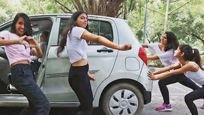 Gargi College students take up the Kiki challenge, keep safety a priority