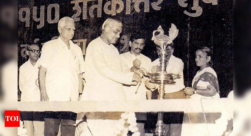When Vajpayee Recited Marathi Poems Mesmerised Lit Lovers Nashik News Times Of India